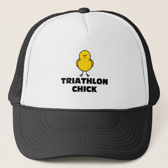 Casquette Poussin de triathlon (Devant)
