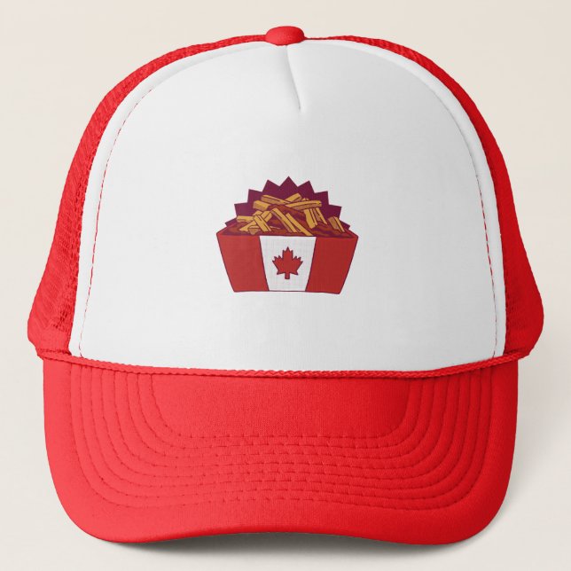 Casquette Poutine canadien (Devant)