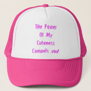 Casquette Pouvoir de ma mignonnerie rose