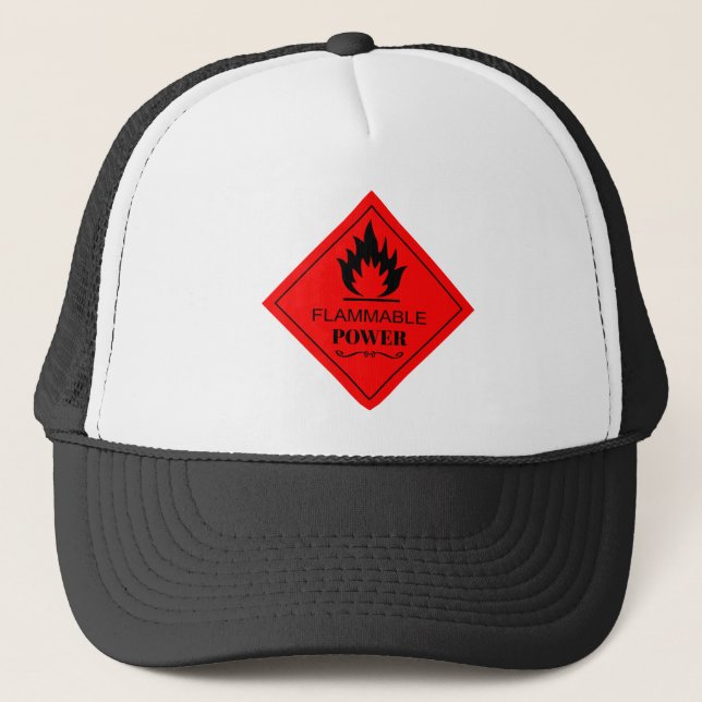 CASQUETTE POUVOIR INFLAMMABLE (Devant)