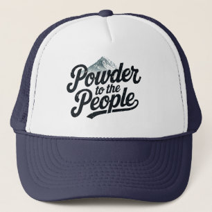 Casquette "Powder to the People" Retro Snowboard & Ski
