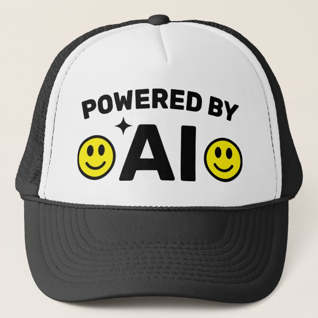 Casquette Powered by AI™ Trucker Hat (Devant)
