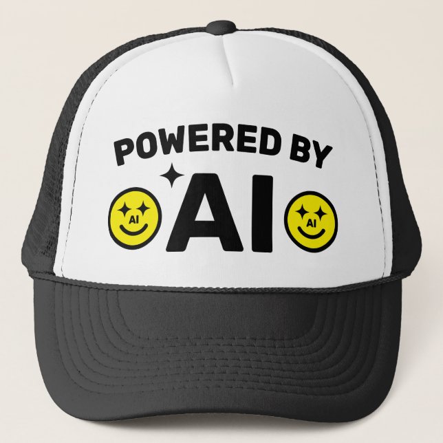 Casquette Powered by AI™ Trucker Hat (Devant)