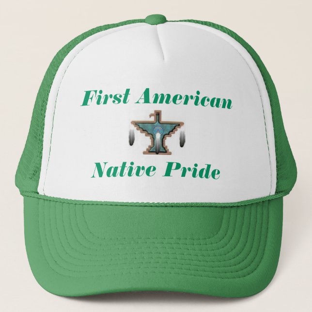 Casquette Première fierté américaine et indigène (Devant)