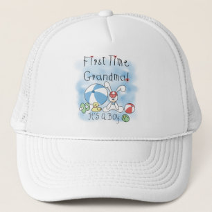 Casquette Première Grand-mère de garçon Tshirts et cadeaux