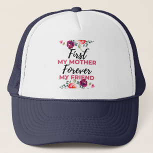 Casquette Première Ma mère pour toujours Mon ami noir