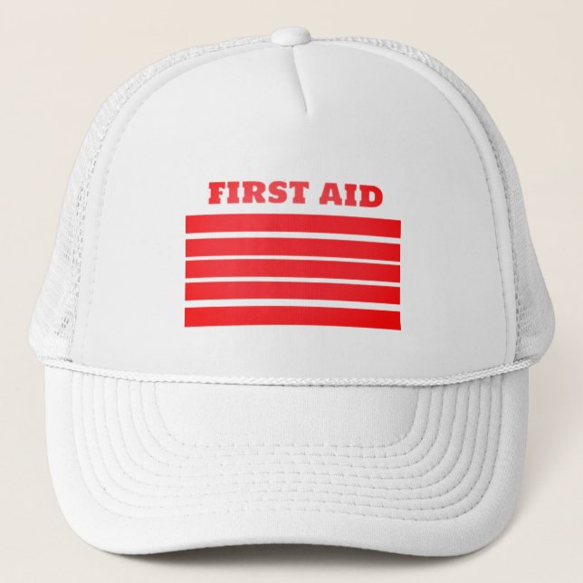 CASQUETTE PREMIERS SECOURS (Devant)