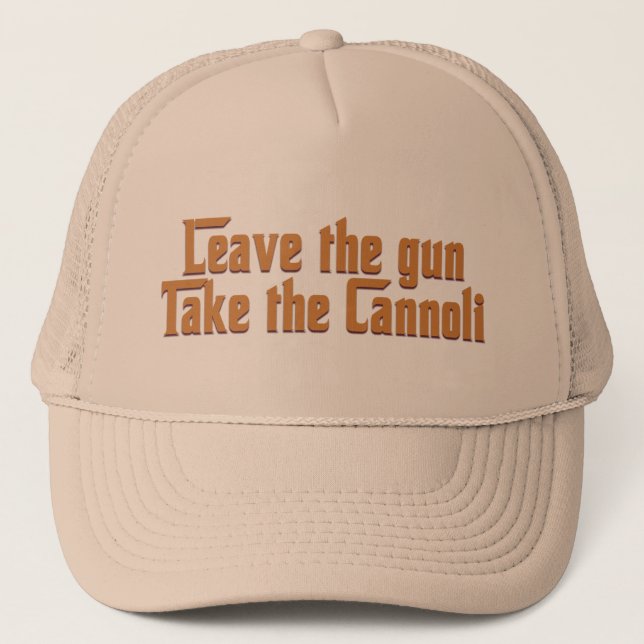 Casquette Prendre les Cannoli (Devant)