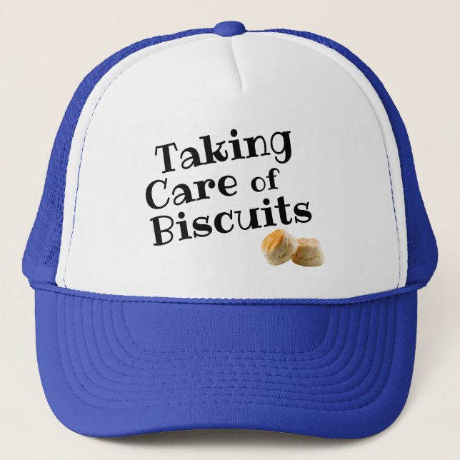 Casquette Prendre soin de Biscuits Trucker Hat (Devant)