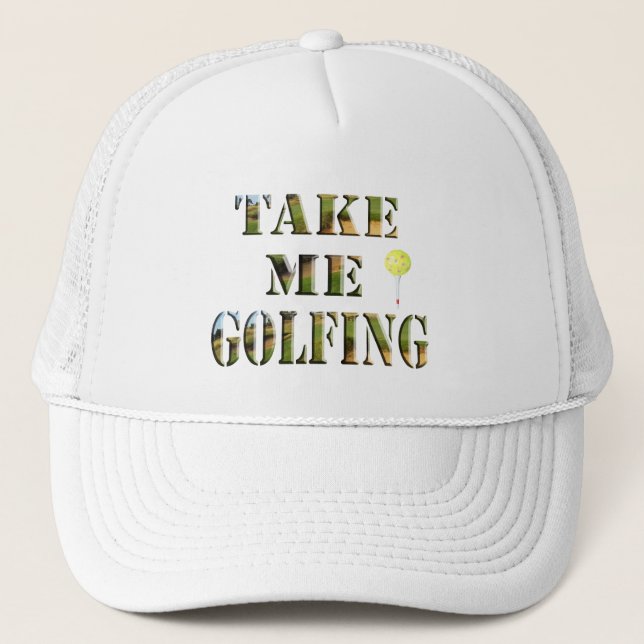 Casquette Prends-Moi Le Golf, (Devant)