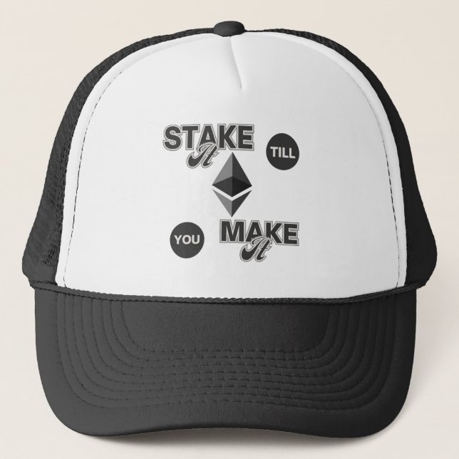Casquette Prenez-le jusqu'à ce que vous le faitesMC Ethereum (Devant)