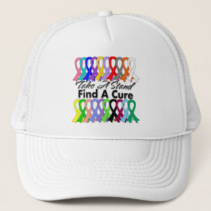 Casquette Prenez Position Trouvez Un Remède Contre Le Cancer
