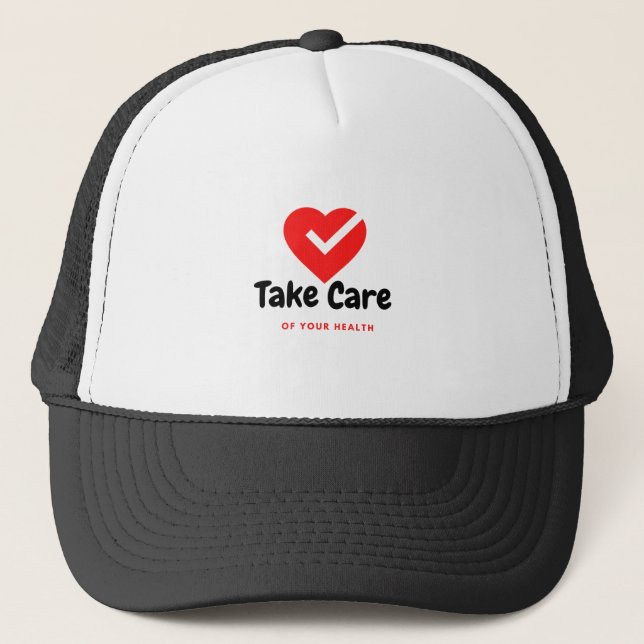 Casquette Prenez soin de votre santé (Devant)