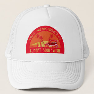 CASQUETTE PRENEZ TOUJOURS LE BOULEVARD PITTORESQUE ROUTE SUN