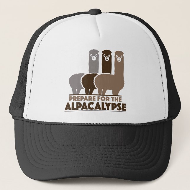 Casquette Préparation pour l'alpacalypse (Devant)