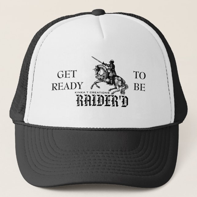 Casquette Préparez-vous à être Raider d Raglan Shirt (Devant)
