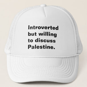 Casquette Présenté mais disposé à discuter du texte palestin