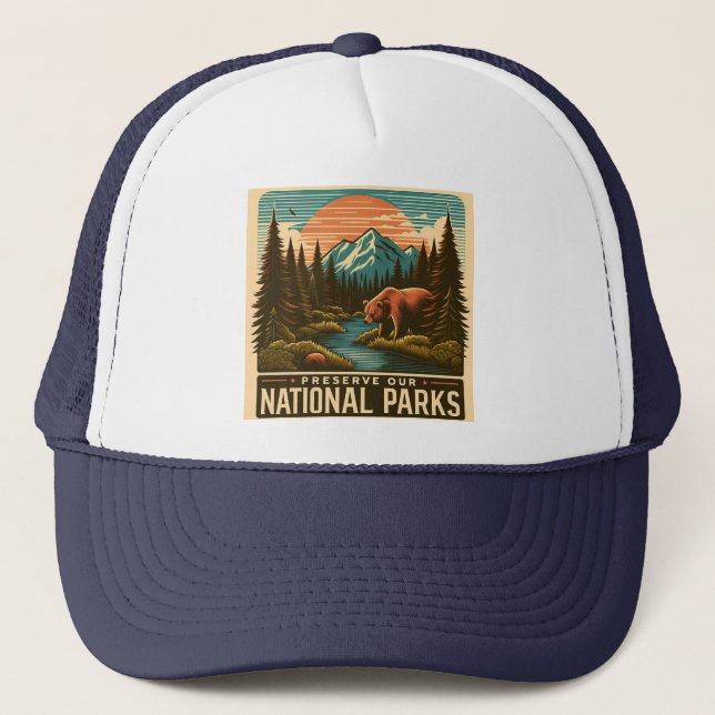 Casquette Preserve Our National Parks (Devant)