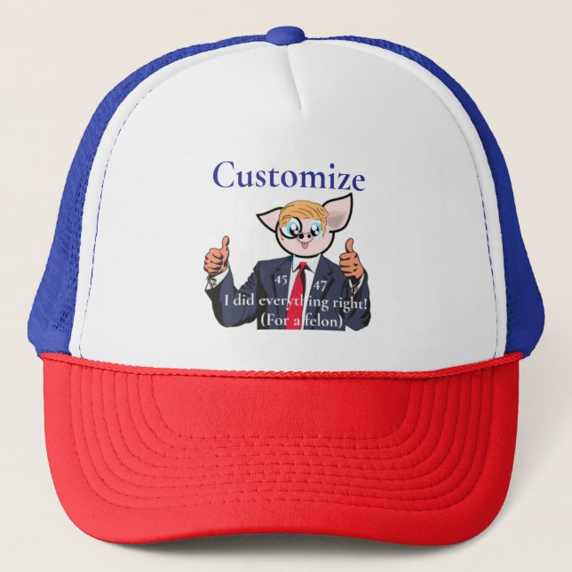 Casquette Président criminel Thunder_Cove (Devant)