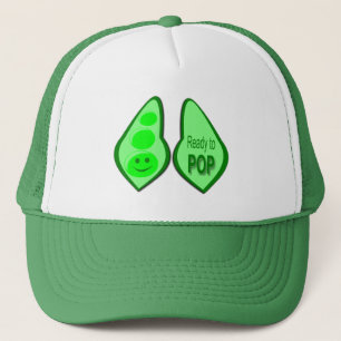 Casquette Prêt à cueillir des pois verts