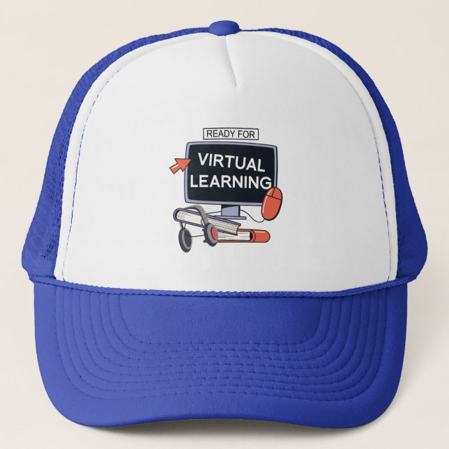 Casquette Prêt pour l'apprentissage virtuel (Devant)