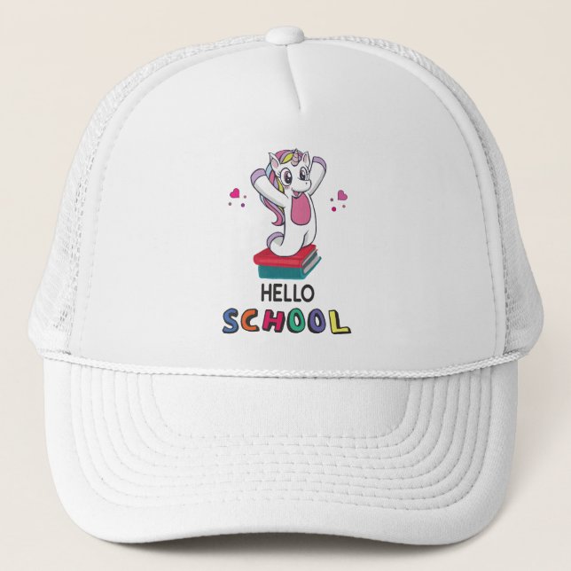 Casquette Prêt pour l'école en ligne (Devant)