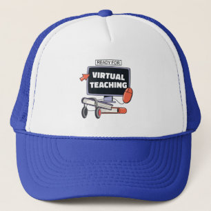Casquette Prêt pour l'enseignement virtuel