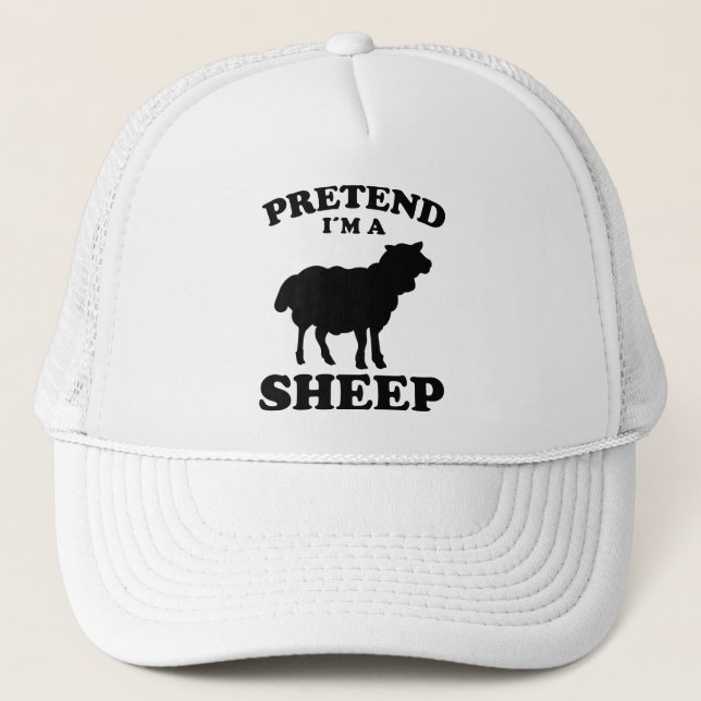 Casquette Prétendre que je suis un mouton Design mouton Farm (Devant)