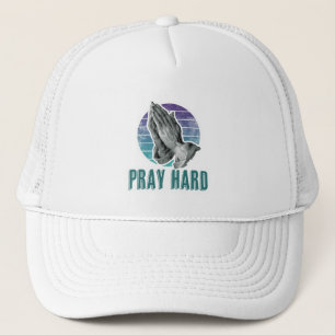Casquette Priez Dur Prophète Mains Design