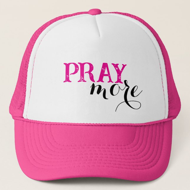 Casquette Priez Plus (Devant)