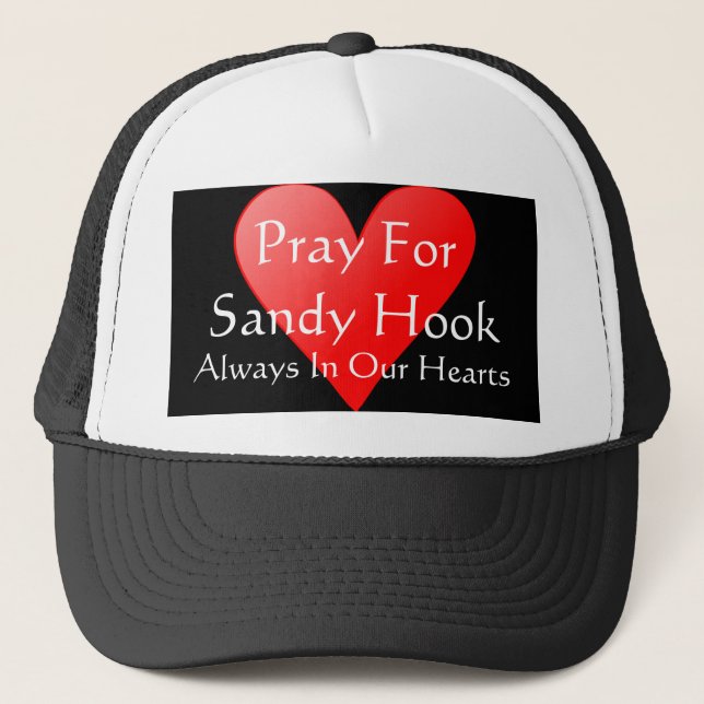CASQUETTE PRIEZ POUR SANDY HOOK TOUJOURS DANS NOS COEURS (Devant)