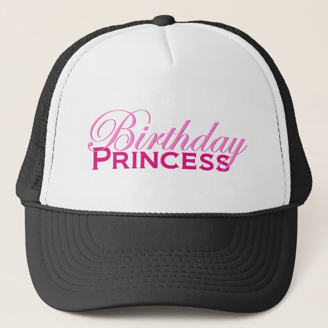 Casquette Princesse d'anniversaire (Devant)