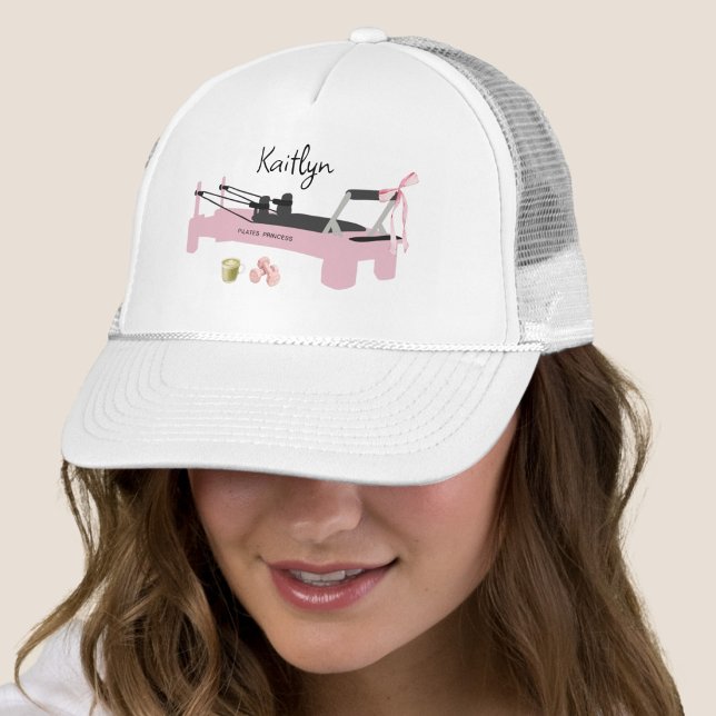 Casquette Princesse Pilates Rose Reformer & Matcha  (Créateur téléchargé)