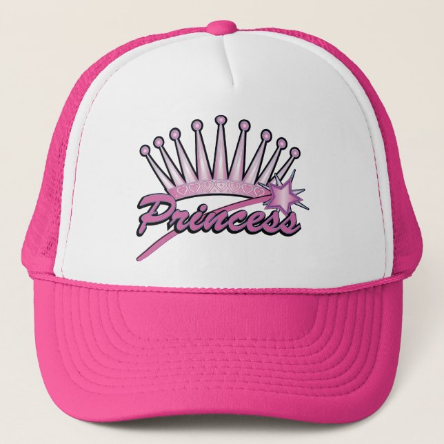 Casquette Princesse rose Crown (Devant)