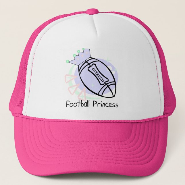 Casquette Princesse T-shirts et cadeaux du football (Devant)