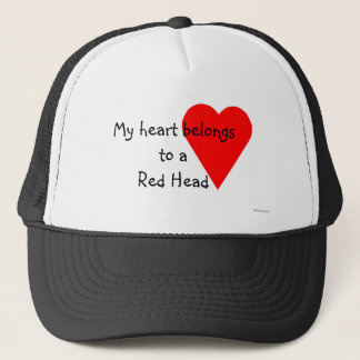 Casquette principal rouge de coeur