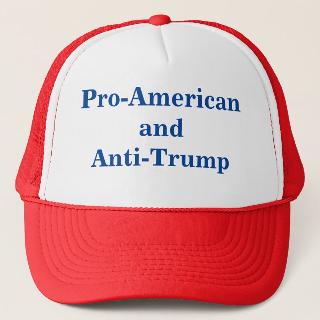 Casquette Pro-Américain et d'Anti-Atout (Devant)
