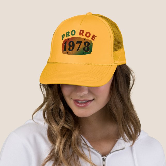 CASQUETTE PRO ROE 1973 TRUCKER HAT (En situation)