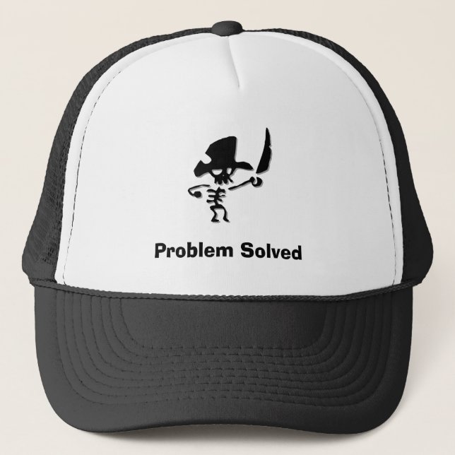 Casquette Problème Pirate résolu (Devant)