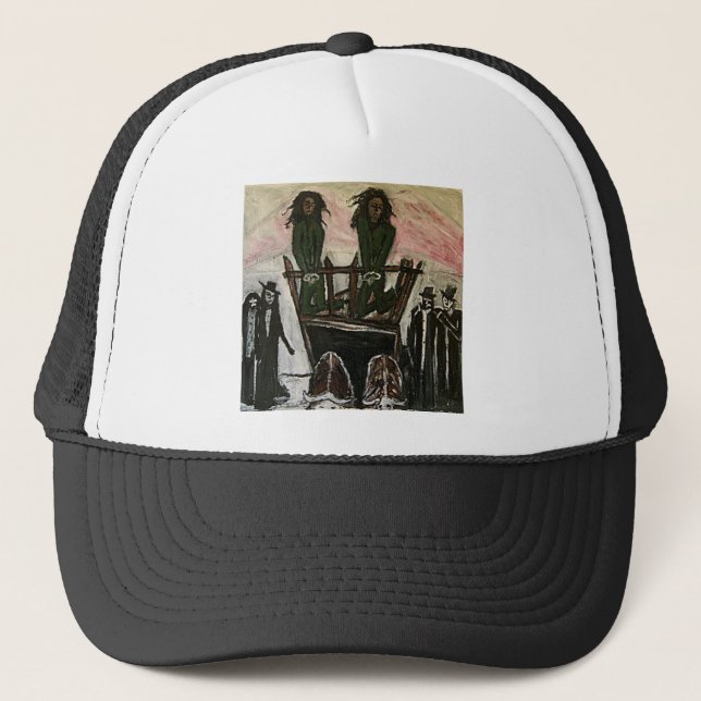 CASQUETTE PROCÈS DE SORCIÈRE RASTA (Devant)