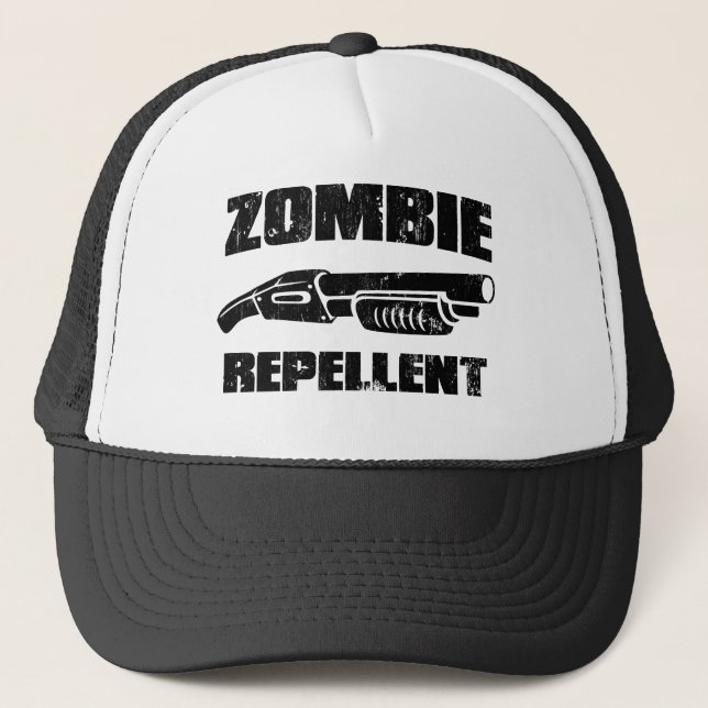 Casquette produit répulsif de zombi - le fusil de chasse (Devant)