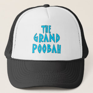 Casquette Produits bleus grands de police de Poobah