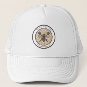 Casquette Produits de rucher d'apiculteur abeille miel rusti