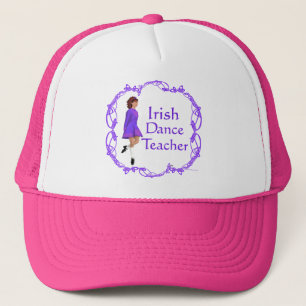 Casquette Professeur de danse step Irlandaise - Violet