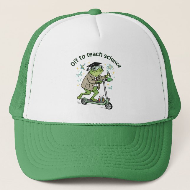 Casquette Professeur de grenouille mignonne humour scientifi (Devant)