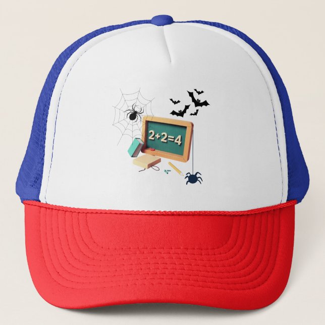 Casquette Professeur éffrayant de mathématiques (Devant)