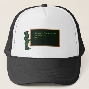 Casquette Professeur en informatique de dessin animé
