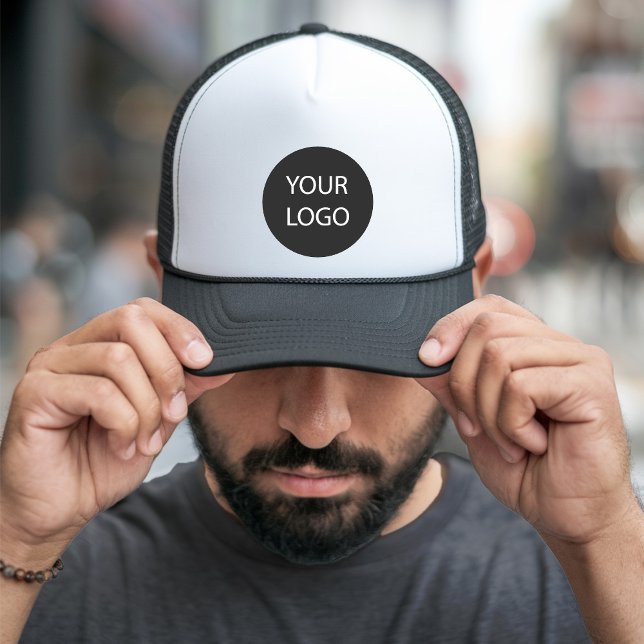 Casquette Professionnel Black Custom Company Logo Entreprise (Créateur téléchargé)