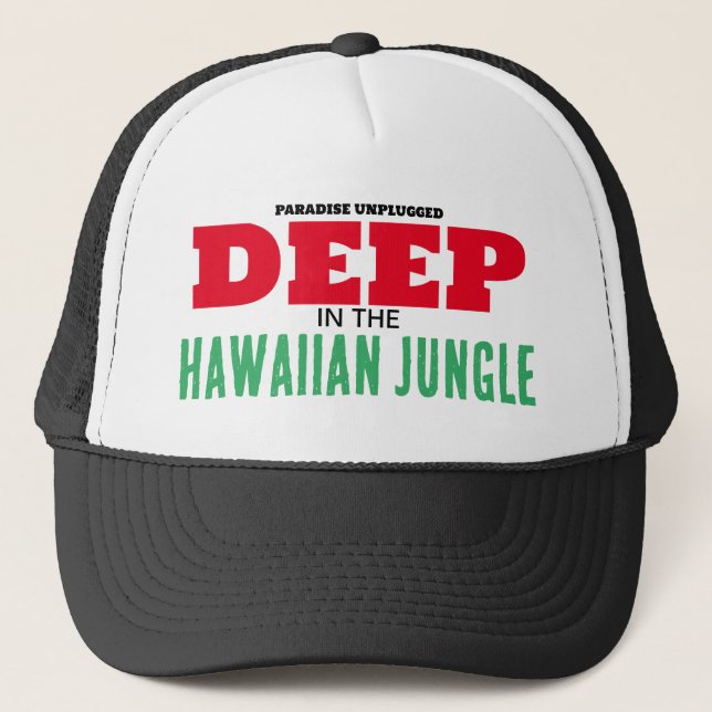 CASQUETTE PROFONDE DANS LA JUNGLE HAWAIIENNE (Devant)