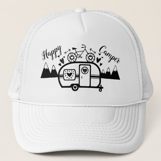 Casquette Profondément satisfait rustique fait sur commande (Devant)